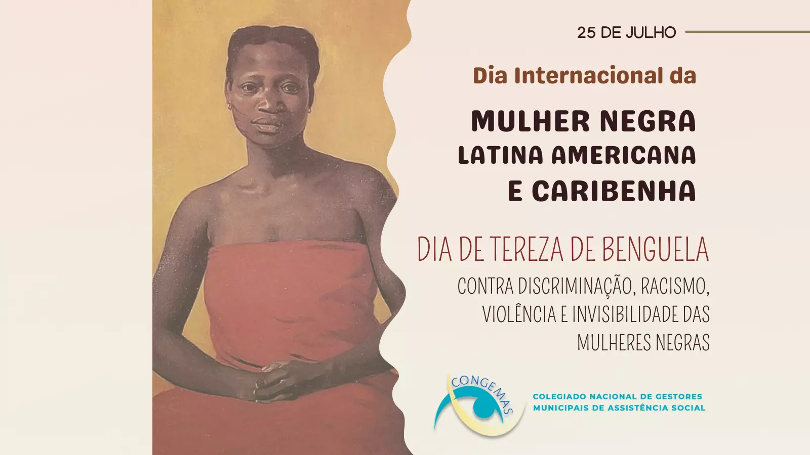 Dia Internacional da Mulher Negra Latino-Americana e Caribenha 25/07/22